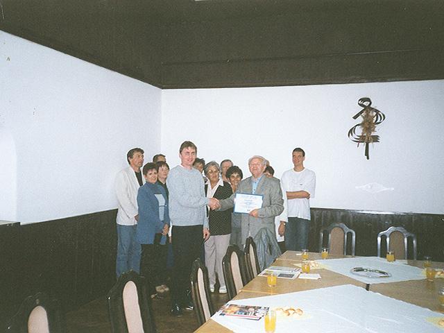 2003 Ufo díj átvétele