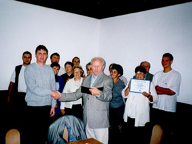 2003 Ufo díj átvétele