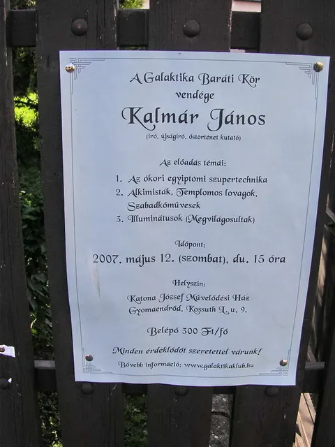 A Galaktika Baráti Kör vendége volt Kalmár János