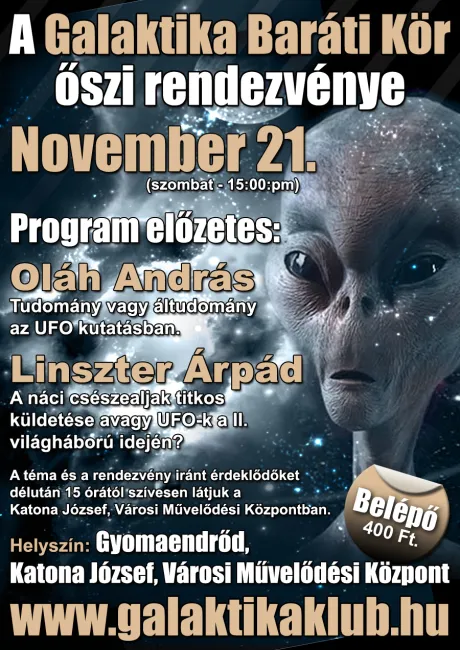A Galaktika Baráti Kör őszi rendezvénye